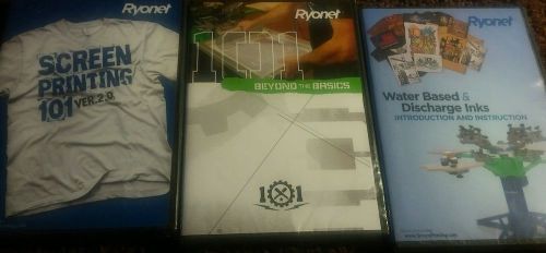 Rare Ryonet Screen Printing DVD Instructional set