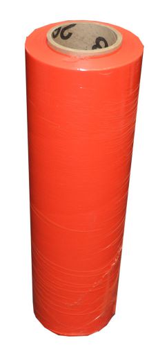 18&#034; x 1,500&#039; 80 Gauge Orange Colored Pallet  Stretch Wrap Film (1 Roll)