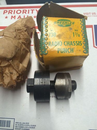 Greenlee 1 7/8&#034; radio chassis actual diameter knockout punch  #3704 for sale