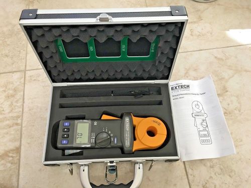 EXTECH 382357 EARTH GROUND RESISTANCE CLAMP METER GROUND ROD TOOL CLAMP-ON