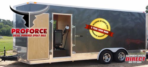 Proforce spray foam trailer, rig, h30 diesel, new-never used, h30pf-8x20 for sale
