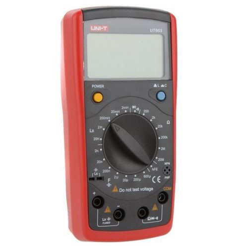 UNI-T UT603 Digital Modern Inductance Capacitance Meters Testers LCR Meter LCD C