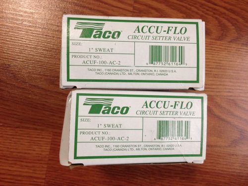 TACO Accu-Flo setter Balancing Valve ACUF-100-ac2  (2)
