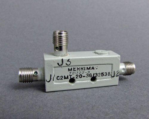 Merrimac C2MY-20-3G/32538 RF Directional Coupler - SMA/F, 20dB
