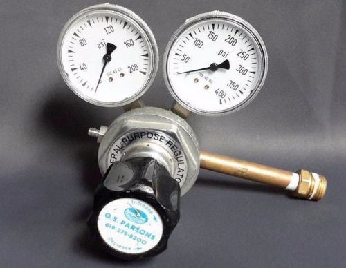 Airgas inc general purpose regulator model # gps 270d max inlet 3000 psig for sale