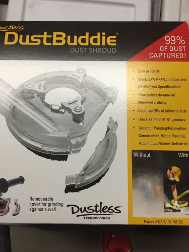 7&#034; DustBuddie Dust shroud kit fits all major brands angle grinders Dust Buddie