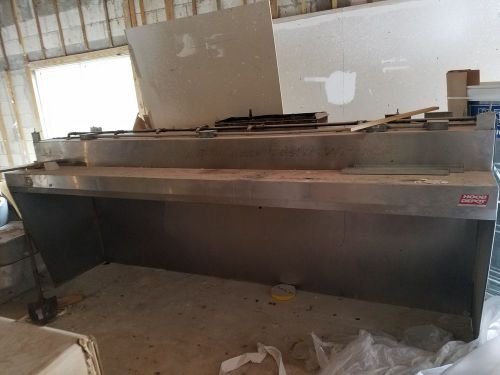 commercial exhaust hood 11 foot low profile