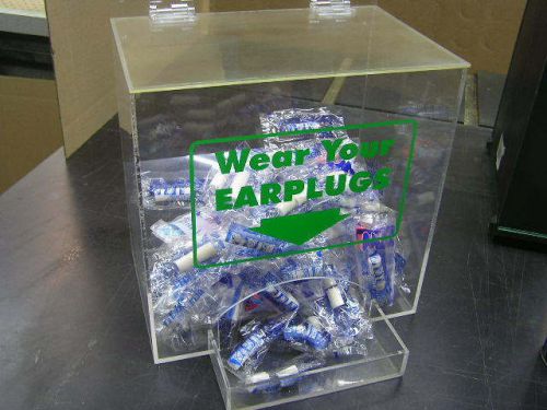 Ear plug dispenser with 50+ pair for sale