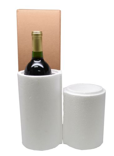 1 Bottle Styrofoam Wine Shipping Cooler