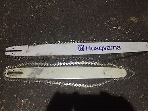 Chainsaw bar and Chain Husqvarna 32&#034; 3/8 PITCH .050 GAUGE 25&#034; Bar and Chain Lot