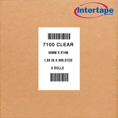 INTERTAPE 7100 48MM X 1500M (1.88in x 1640.4 YDS) - 6 Rolls
