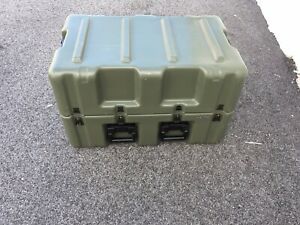 HARDIGG 33x21x20 Wheeled Medical Supply Chest #6 Pressure Release Hard Case Army