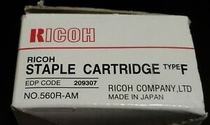 Genuine Ricoh Staple Cartridge Type F  # 560R-AM  EDP Code 209307