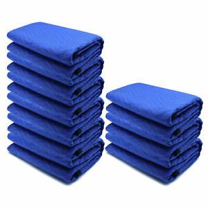 72x80 9PCs Thick Furniture Moving Packing Blanket For Shipping Furniture Pads