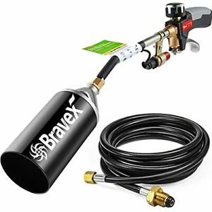 Heavy Duty Propane Torch Weed Burner 6.5ft Hose Ice Snow Melter Roofing Roads
