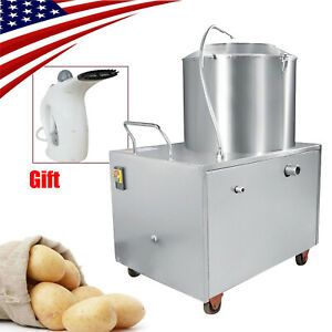 Commercial Potato Peeler Automatic Sweet Potato Peeling &amp;Cleaning machine 1500W
