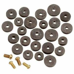 Do it Assorted Black Flat Faucet Washer (20 Ct.) 426943 Pack of 24