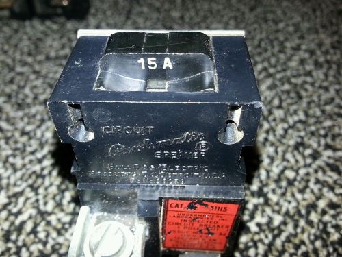 Bulldog Pushmatic 15A Circuit Breaker P115 1 Pole (item 4)
