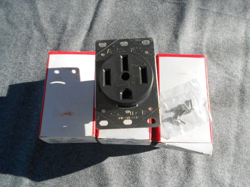 6 New Pass &amp; Seymour Range Outlet Stove Oven Receptacle 50A  125/250V 3894
