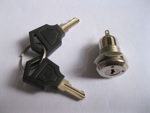 2 Pcs Key Switch On Off Key Lock Switch K8 24x11.3mm New