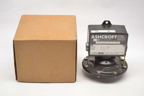 ASHCROFT B424B XCHJK 10IN-H2O 20PSI SNAP ACTION PRESSURE 250V-AC SWITCH B478645