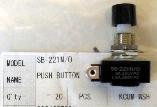 Barudan smc sb-221n/o  push button switch for sale