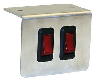Double Rocker Switch Panel with Aluminum Bracket 6391002