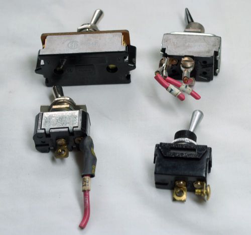 4 Toggle Switches  3/4 HP 250 V