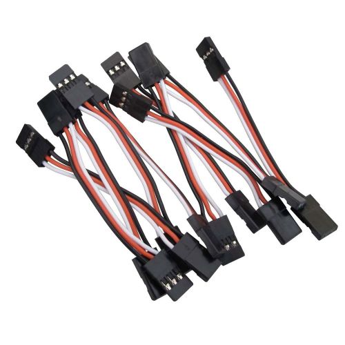 100x 5cm male to male jr futaba servo extension lead wire cable 50mm kk mwc apm for sale