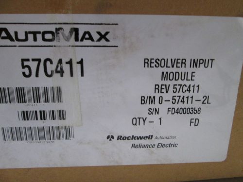 RELIANCE ELECTRIC INPUT MODULE 0-57411-2L (REMANUFACTURED) *USED*