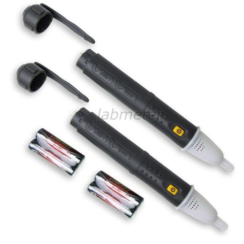 50~1000v ac non contact electric voltage power detector led tester (2 pieces) for sale