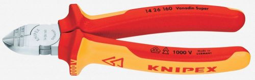 Knipex 14-26-160 6.3&#034; Diagonal Wire Insulation Strippers - Insulated
