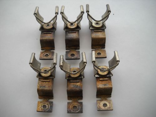 Square d 9999sj3 fuse clips class j fuses 60a  (set of 6)  excellent condition for sale