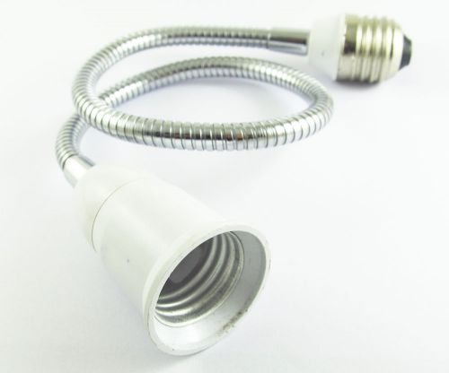 1pc 50cm E27 to E27 Light Lamp Flexible Extension Adapter Converter Screw Socket