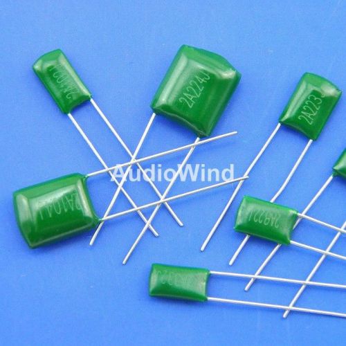 1nf to 470nf polyester film capacitors assortment kit, 28 values, sku130003 for sale