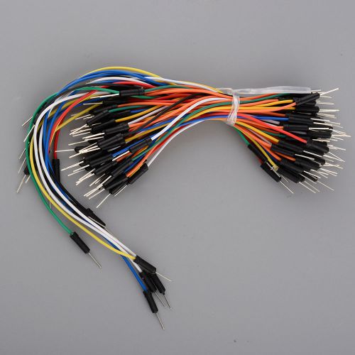 65pcs Male to Male Breadboard Jumper Cable Leads Wires Kit For Arduino DIY
