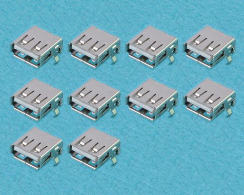 10pcs usb short female type a female socket connector nice for sale
