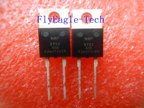 100PCS BYC8-600 19ns 600V 8A Ultrafast Rectifier Diode new (FQ4)
