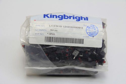 KINGBRIGHT L-934CB/11D COMPONENTS LED RED LIGHT / 500PCS (66AT)