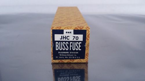 NEW BUSSMANN FUSE JHC 70, 70 AMP 600V, TIME DELAY CURRENT LIMITING CLASS J