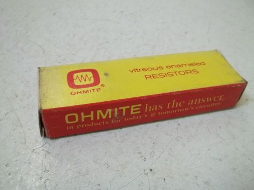 OHMITE 0567 (210-50K-40) RESISTOR 50WATTS, 200 OHMS *NEW IN A BOX*