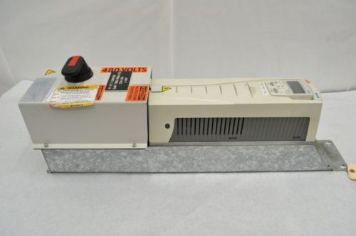 Abb ach550-pc-023a-4  adjustable frequency 15hp 480vac 23a motor drive b227545 for sale