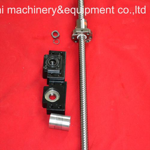 1 anti backlash ballscrew RM1605-400mm-C7+1 set BK/BF12+2coupler 6.35*10mm