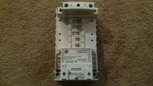New cr460b ge cr463l20aja 120v electrically held lighting contactor for sale