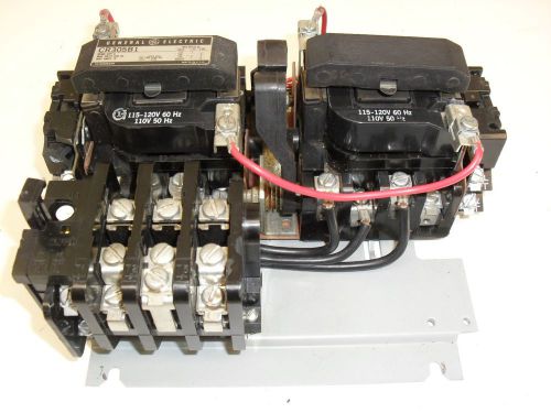 Ge cr305b1 reversing motor starter nema size 0 coils 120 volts used for sale