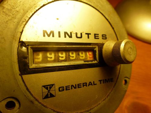 elapsed time meter, 99999 minutes, General Time ER 35 120v 60 hz
