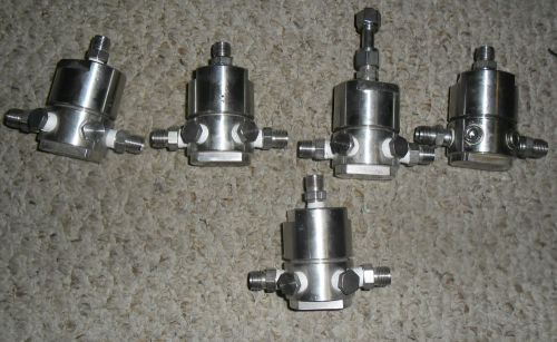 5 only tescom 44-2262-242-576 stainless steel pressure regulators for sale