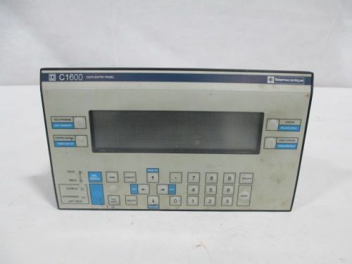 Square d w81491349 c1600 data entry operator interface panel d205047 for sale