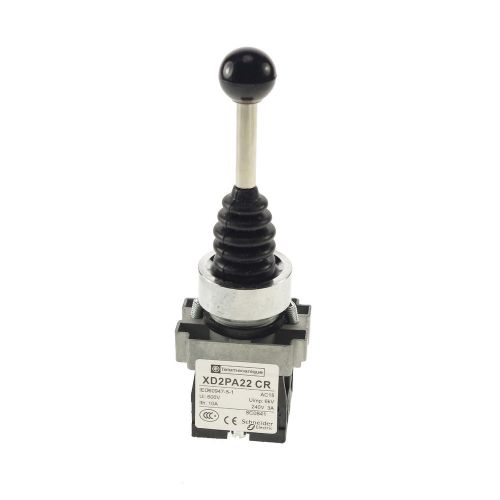 (10) xd2pa22cr 2no 2positions momentary spring return wobble stick joystick for sale