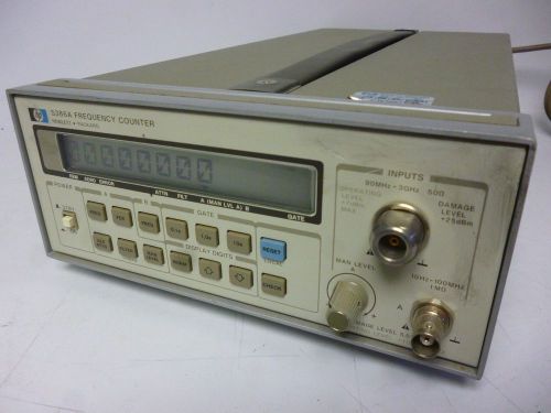 Hewlett packard 5386a frequency counter with carrying case lj1817 for sale